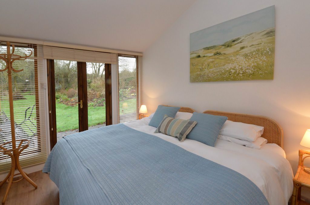 The Bedroom in Flaxpool Well Garden Room