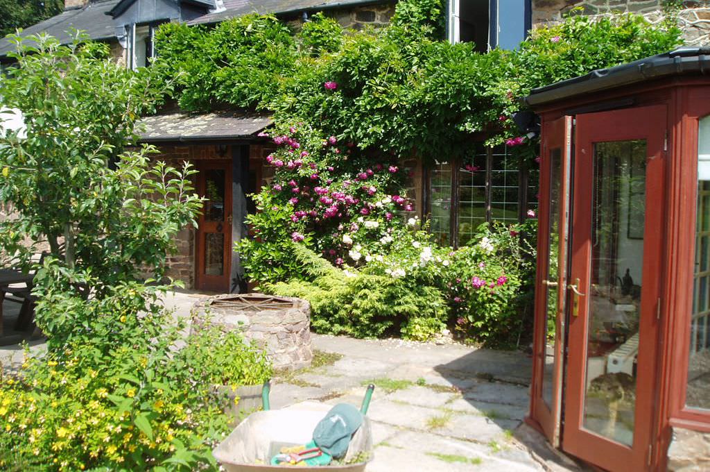 The Main House at Flaxpool Well Garden Room